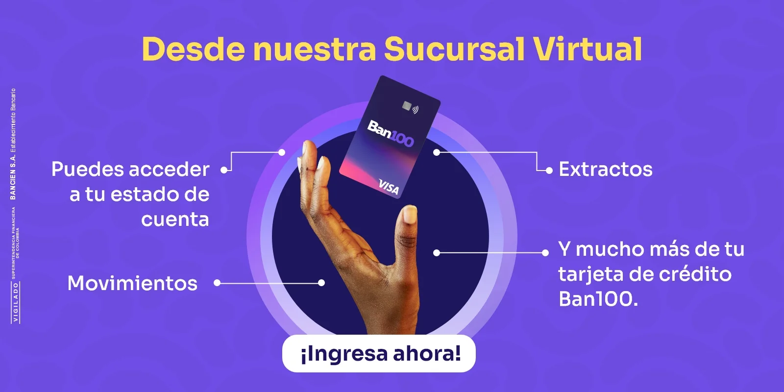 clic aquí para ir a surcursal virtual Ban100