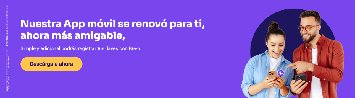 Pareja feliz abre CDT en línea desde su celular