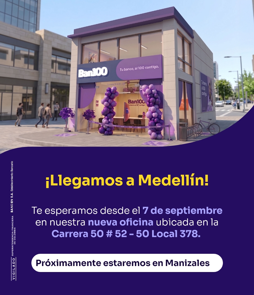 Banner de Ban100 nueva tienda.